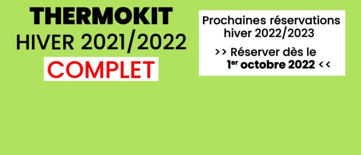 COMPLET – RDV à partir du 1er octobre 2022 pour emprunter le Thermokit
