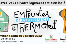 A partir du 3 octobre 2022, réserver un créneau pour emprunter le Thermokit pendant l’hiver