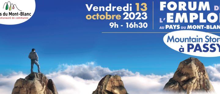 Bienvenue au Forum de l’emploi au Pays du Mont-Blanc